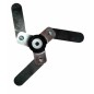 3-tooth Rotoblade head with high-resistance fiber blades for brush cutters. - 84888