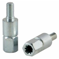 Kit de insertos de engranajes cónicos para desbrozadora compuesto por seis piezas. - 56429