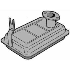Marmitta adattabile JLO rif. 101-125-152. Per motozappa - 3456 | NewgardenParts.com