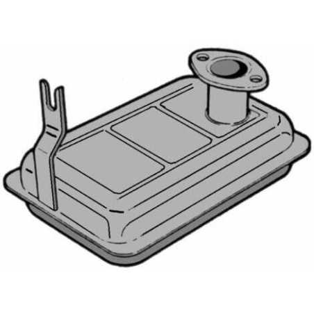 Marmitta adattabile JLO rif. 101-125-152. Per motozappa - 3456 | NewgardenParts.com