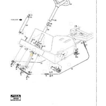STEERING SHAFT (-04) ORIGINAL STIGA - 1134-3084-01 | NewgardenParts.com