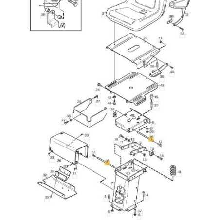 ARBRE POUR SUPPORT DE SIÈGE ORIGINAL STIGA - 1134-4082-03 | NewgardenParts.com