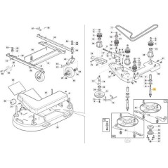 ORIGINAL STIGA ZNT BLADE SHAFT - 118830408/0 | NewgardenParts.com