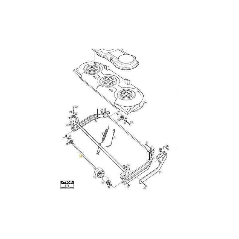 ALBERO PIATTO 121M ORIGINALE STIGA - 1134-0304-06