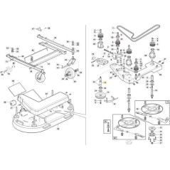 EJE POLEA MOTRIZ ORIGINAL STIGA ZNT - 118830406/0 | NewgardenParts.com