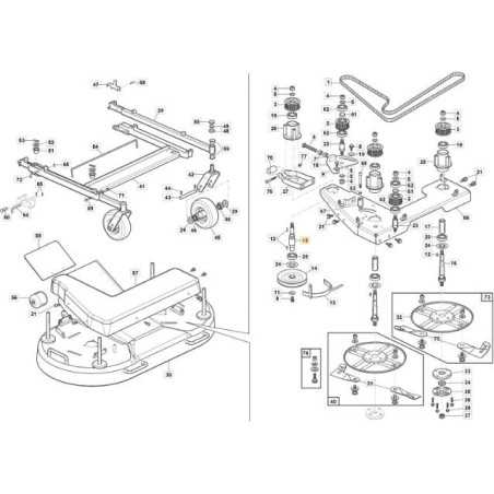 ARBRE DE POULIE D'ENTRAÎNEMENT ORIGINAL STIGA ZNT - 118830406/0 | NewgardenParts.com