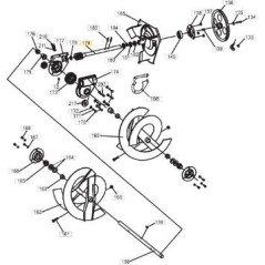 ORIGINAL STIGA TURBINE SHAFT - 1811-2454-01