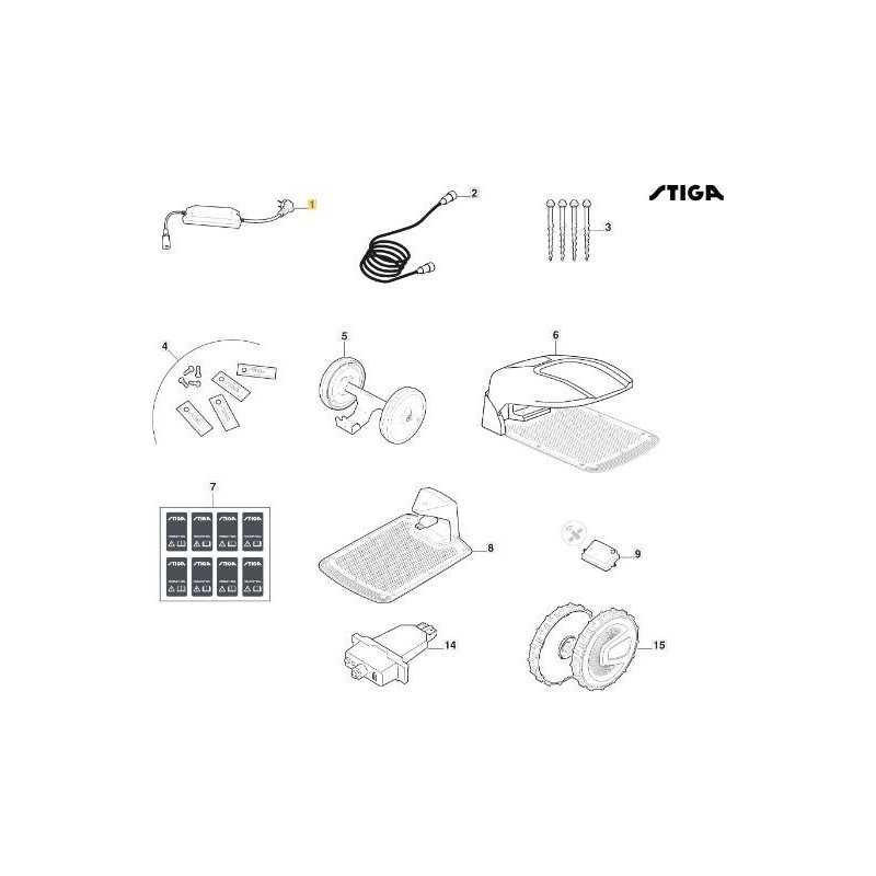 FUENTE DE ALIMENTACIÓN EXTERNA PARA ROBOT 2Ah - STIGA ORIGINAL UK - 118204161/0