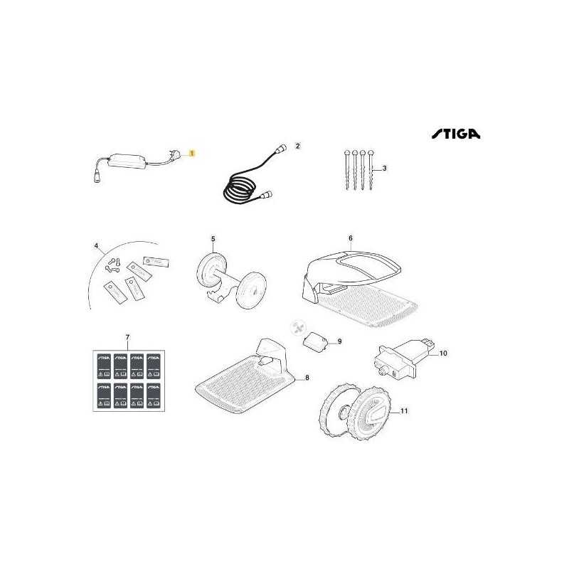 FUENTE DE ALIMENTACIÓN EXTERNA PARA ROBOT 4Ah - STIGA ORIGINAL UK - 118204162/0