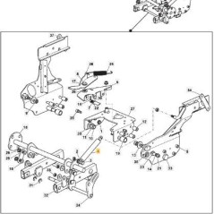 AMORTIGUADOR DE PEDAL ORIGINAL STIGA - 1134-4187-01 | NewgardenParts.com