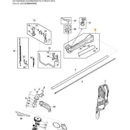 ASSIEME CARTER TRASM SBC 646-656DX - ESPOSITORE ORIGINALE STIGA - 118805216/0 | NewgardenParts.com