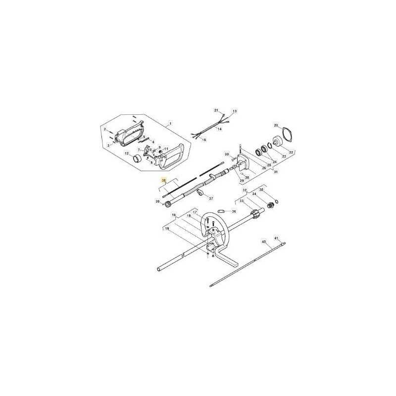 EJE FLEXIBLE CON FUNDA ORIGINAL STIGA DC FLEX - 3L4122110/2