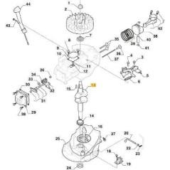 ORIGINAL STIGA KURBELWELLE – 118552535/0