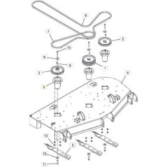 ORIGINAL STIGA KLINGENWELLE – 118830808/0