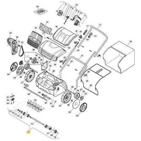 ARBRE SCARIFICATEUR ORIGINAL STIGA 1300W - 118810266/0 | NewgardenParts.com