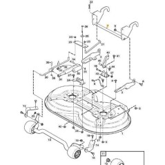 ASSE POSTERIORE 520 NERO non assemblato ORIGINALE STIGA - 1137-0974-01 | NewgardenParts.com