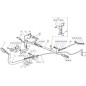 ASSE COMANDO AVANZAMENTO ZNG TC 2 ORIGINALE STIGA - 382000481/0