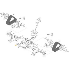 FIX TRACK ACHSE SNTH760 ZNB ORIGINAL STIGA - 383000303/0