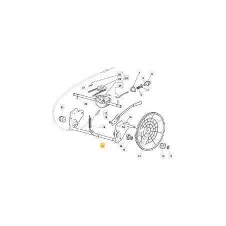 AXE DE ROUE ARRIÈRE CTF RSB BIG WH ORIGINAL STIGA - 381002853/2 | NewgardenParts.com