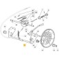 AXE DE ROUE ARRIÈRE CTF RSB BIG WH ORIGINAL STIGA - 381002853/2