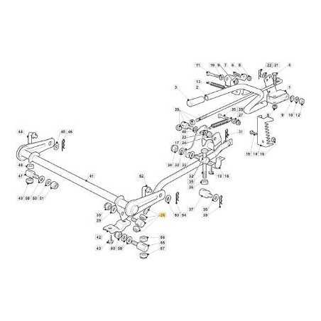 BIELLE LEVIERS FULCRO NJ102 ORIGINE STIGA - 382000589/0 | NewgardenParts.com
