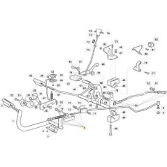 TIGE DE FREIN TC TT SD C/CRUISE ORIGINE STIGA - 382000675/0 | NewgardenParts.com