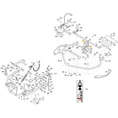 ASTA RINVIO PIATTO FM 110-125 (RIC) ORIGINALE STIGA - 387000312/0 | NewgardenParts.com