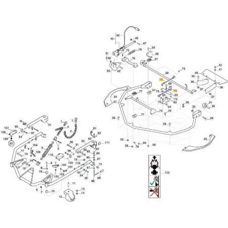 ASTA RINVIO PIATTO FM 110-125 (RIC) ORIGINALE STIGA - 387000312/0 | NewgardenParts.com