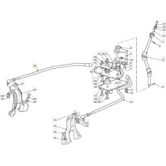 ASTA STERZO DX TC HE 10/11 STIGA ORIGINALE - 382000622/0 | NewgardenParts.com