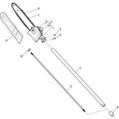 ACCESSOIRE ORIGINAL POUR SÉCATEUR STIGA - 118802884/0 | NewgardenParts.com