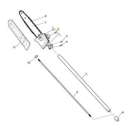 ACCESSOIRE ORIGINAL POUR SÉCATEUR STIGA - 118802884/0 | NewgardenParts.com