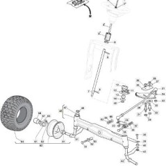 BILANCO. AVANTRE. IN GHISA SDR ORIGINALE STIGA - 382034047/0 | NewgardenParts.com