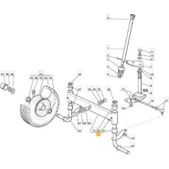 BILANCIERE AVANTRENO KIT DI BR ORIGINALE STIGA - 184034057/0 | NewgardenParts.com