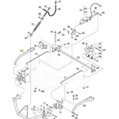 RECHTER PLATTENHEBEARM. CD 100 VNGA ORIGINAL STIGA - 387106263/0 | NewgardenParts.com