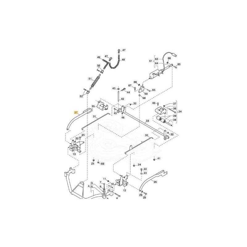 RECHTER PLATTENHEBEARM. CD 100 VNGA ORIGINAL STIGA - 387106263/0