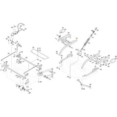 BRACCIO DX SOLLEVAMENTO PIA. CD95QF VNGA ORIGINALE STIGA - 387106285/0 | NewgardenParts.com