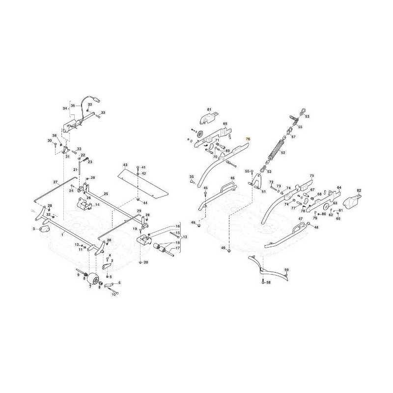 RIGHT PLATE LIFTING ARM. CD95QF VNGA ORIGINAL STIGA - 387106285/0