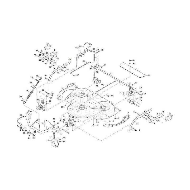RIGHT LIFTING ARM PIA.CD100QF VNGA ORIGINAL STIGA - 387106293/0