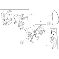 BRETELLA-SUPPORTO BB 900 LI 48 ORIGINALE STIGA - 118811333/0 | NewgardenParts.com
