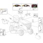 CABL TC-SD SER. REAR NET HONDA ORIGINAL STIGA - 182040232/0