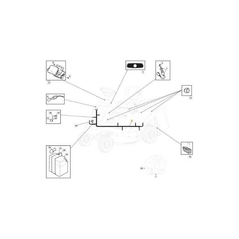 CAB. +PHARES+LED F72FL MECCANI ORIGINAL STIGA - 184040141/0