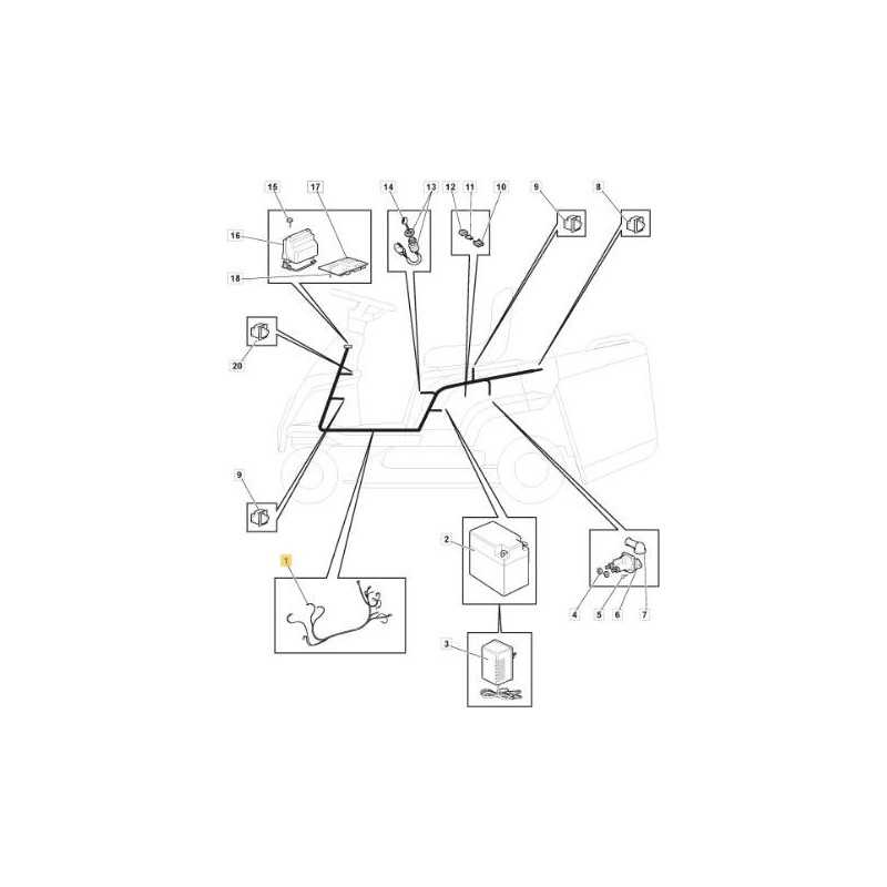 KIT CABLEADO NR66AE ORIGINAL STIGA - 184040132/0