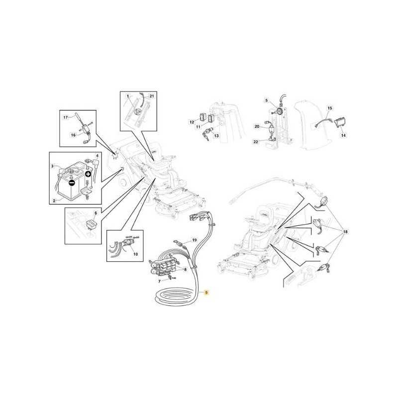 CENTRAL HARNESS FMC 112 (GTR) ORIGINAL STIGA - 187040319/0