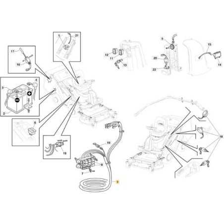 ARNÉS CENTRAL FMC 112 (GTR) ORIGINAL STIGA - 187040319/0 | NewgardenParts.com
