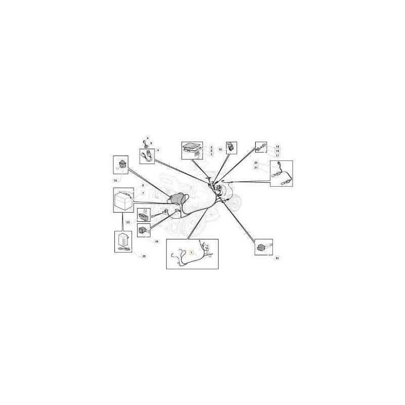 WIRING KIT WITH HEADLIGHTS MP 84C HY ORIGINAL STIGA - 182040181/0