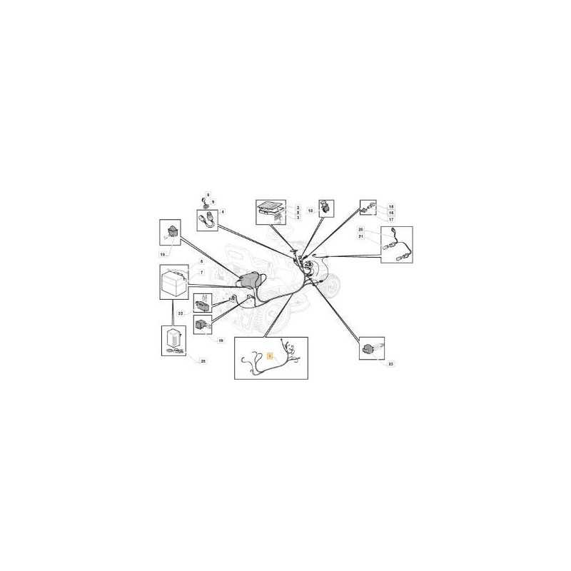 VERKABELUNGSSATZ MIT SCHEINWERFER MP 84C ME ORIGINAL STIGA - 182040183/0