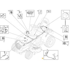 VERKABELUNGSSATZ SD HY HONDA ORIGINAL STIGA - 182040234/0
