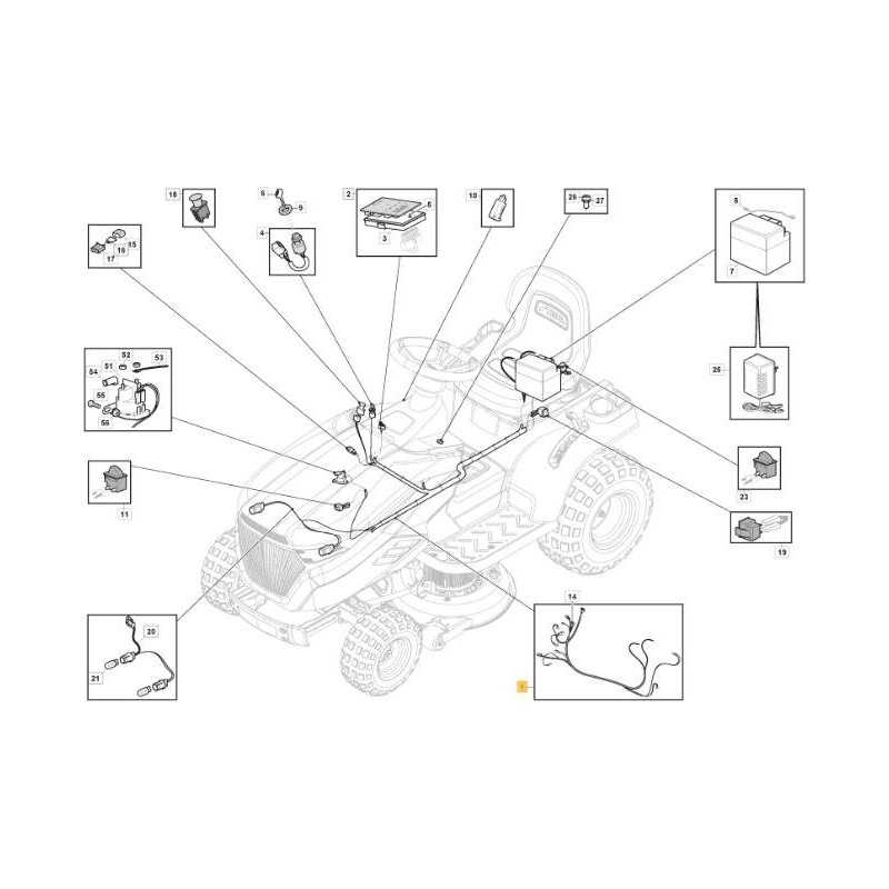 VERKABELUNGSSATZ SD HY HONDA ORIGINAL STIGA - 182040234/0