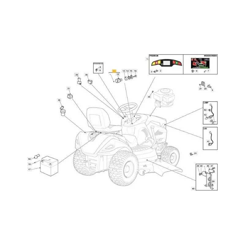 ARNÉS DE RELÉ ORIGINAL STIGA MTR HE SD+S/OPC - 182040219/1