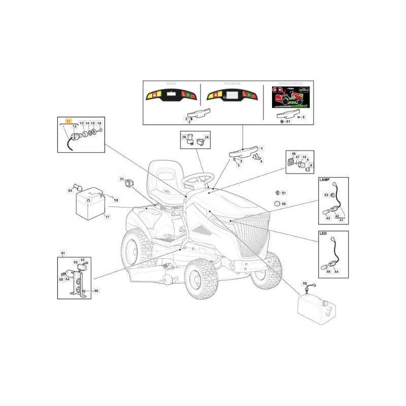 HARNAIS MTRSD ORIGINAL STIGA POUR RÉSERVOIR ARRIÈRE - 182040215/0